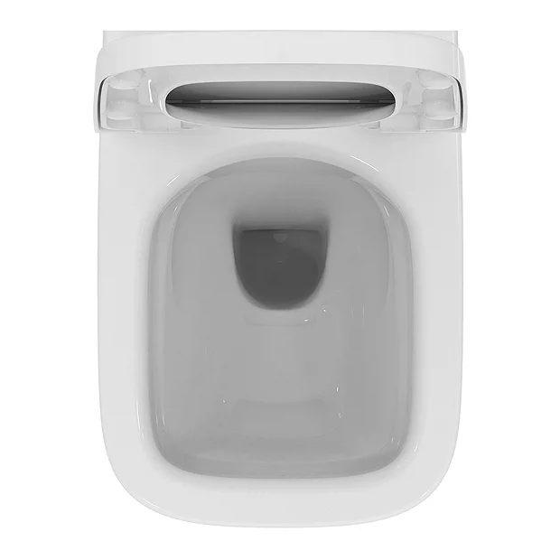 Ideal Standard I.Life S Compact Rimless Wall Hung WC + Soft Close Seat 3 Ideal Standard I.Life S Compact Rimless Wall Hung WC + Soft Close Seat