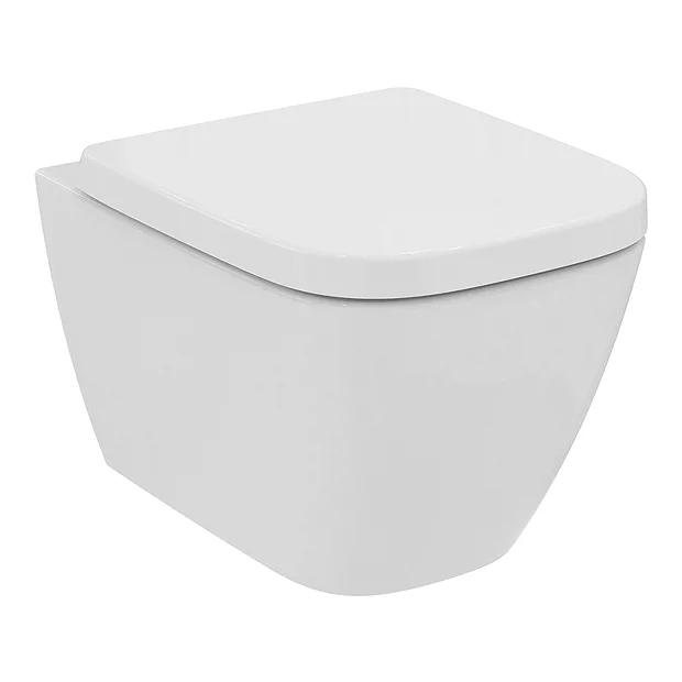 Ideal Standard I.Life S Compact Rimless Wall Hung WC + Soft Close Seat 4 Ideal Standard I.Life S Compact Rimless Wall Hung WC + Soft Close Seat - Image 2
