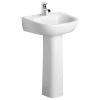 Ideal Standard Jasper Morrison 50cm 1TH Basin & Pedestal -Croydex shop jas50f l