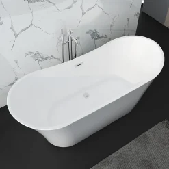 Victorian Plumbing Jardine 1700 X 780 Modern Double Ended Slipper Bath -Croydex shop jfb952c d1