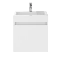 Milan Bathroom Milan Juno Gloss White Cloakroom Suite -Croydex shop jgwcs d1