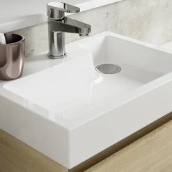 Milan Bathroom Milan Juno Natural Oak Cloakroom Suite -Croydex shop jgwno d1