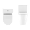 Crosswater Kai X Compact Close Coupled Toilet + Soft Close Thin Seat -Croydex shop kaixwc1 d1