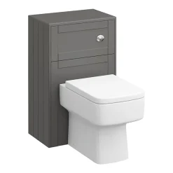 Keswick Grey Wall Hung 2-Door Vanity Unit + Toilet Package 12 Keswick Grey Wall Hung 2-Door Vanity Unit + Toilet Package -Croydex shop kesgrypk3 d3