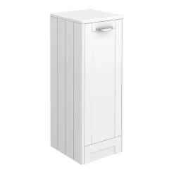 Keswick White Sink Vanity Unit, Storage Unit, Tall Boy + Toilet Package -Croydex shop keswhtpk5 nd5