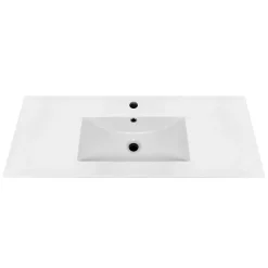 Keswick White 1015mm Sink Vanity Unit + Toilet Package -Croydex shop keswhtpk6 d2