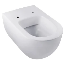 BagnoDesign Koy Matt White Rimless Wall Hung Toilet With Soft Close Seat -Croydex shop koy320mw d1