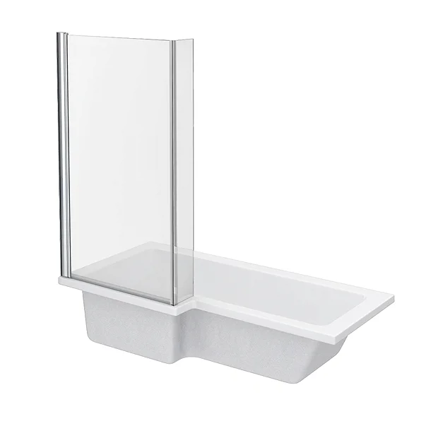 Milan Bathroom Milan Shower Bath 1700mm Incl. 6mm Screen 4 Milan Bathroom Milan Shower Bath 1700mm Incl. 6mm Screen - Image 2