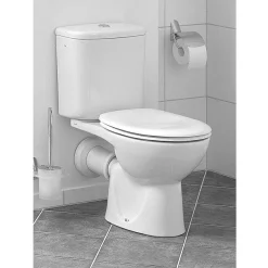 VitrA - Layton Close Coupled Toilet (Open Back) -Croydex shop layccst d1