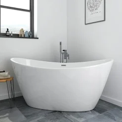 Victorian Plumbing Sofia 1700 X 800mm Modern Double Ended Freestanding Bath