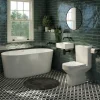 Klyn Bathroom Brooklyn 1500 X 750mm Small Double Ended Free Standing Bath -Croydex shop lbt27w d5