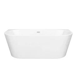 Victorian Plumbing Apollo Back To Wall Modern Curved Bath (1700 X 800mm) 12 Victorian Plumbing Apollo Back To Wall Modern Curved Bath (1700 X 800mm) -Croydex shop lbt40w n d2