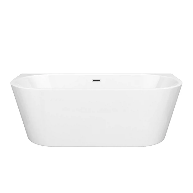 Victorian Plumbing Apollo Back To Wall Modern Curved Bath (1700 X 800mm) 7 Victorian Plumbing Apollo Back To Wall Modern Curved Bath (1700 X 800mm) - Image 5
