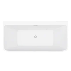 Victorian Plumbing Orion Back To Wall Modern Square Bath (1700 X 735mm)