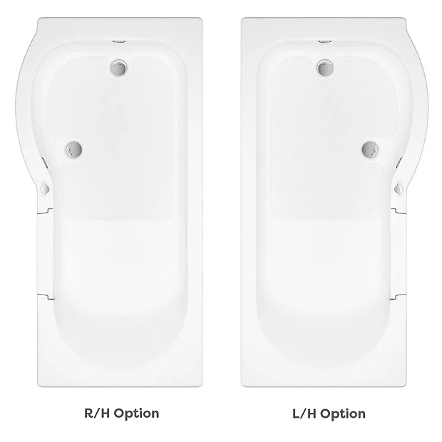 Milton Accessible Bathroom Milton Walk In 1675mm P Shaped Bath Inc. Screen + Front Panel 3 Milton Accessible Bathroom Milton Walk In 1675mm P Shaped Bath Inc. Screen + Front Panel