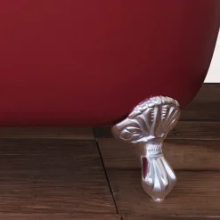 Hurlingham Bath JIG Lyon Cast Iron Roll Top Slipper Bath (1370x730mm) With Feet -Croydex shop lyon d2