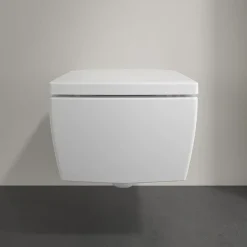 Villeroy & Boch Villeroy And Boch Memento 2.0 DirectFlush Rimless Wall Hung Toilet + Soft Close Seat