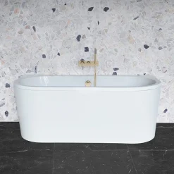 Crosswater Serene Back To Wall Bath (1700 X 750mm) -Croydex shop m4ncwm4bcw l