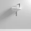 Milton Accessible Bathroom Milton 350 X 280 Wall Hung Compact Basin (1 Tap Hole) -Croydex shop mcb351thd1