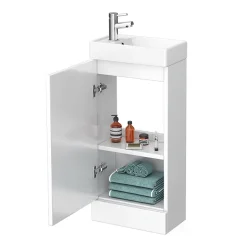 Milan Bathroom Milan Minimalist Compact Complete Bathroom Package 12 Milan Bathroom Milan Minimalist Compact Complete Bathroom Package -Croydex shop mccbpnd2