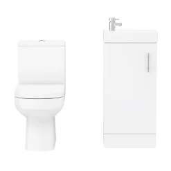 Milan Bathroom Milan Minimalist Floor Standing Cloakroom Suite -Croydex shop mcs2 n d4