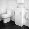 Milan Bathroom Milan Minimalist Floor Standing Cloakroom Suite -Croydex shop mcs2 n d7