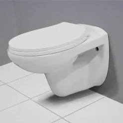 Victorian Plumbing Melbourne Wall Hung Toilet + Soft Close Toilet Seat