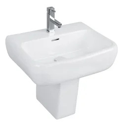 RAK Ceramic RAK Metropolitan 42cm Basin + Half Pedestal