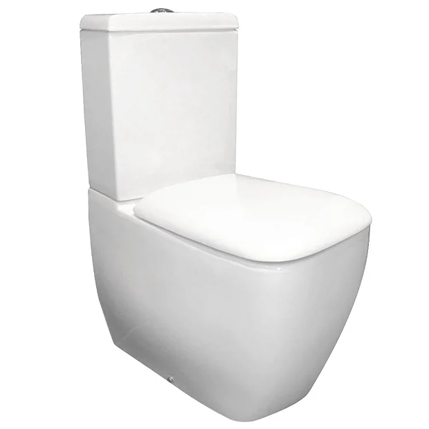 RAK Ceramic RAK Metropolitan Close Coupled BTW Toilet + Quick Release Soft Close Urea Seat 4 RAK Ceramic RAK Metropolitan Close Coupled BTW Toilet + Quick Release Soft Close Urea Seat - Image 2