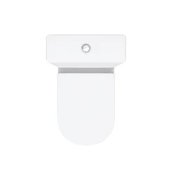 Victorian Plumbing Metro Rimless Close Coupled Modern Toilet + Soft Close Seat 12 Victorian Plumbing Metro Rimless Close Coupled Modern Toilet + Soft Close Seat -Croydex shop metcc d5 1