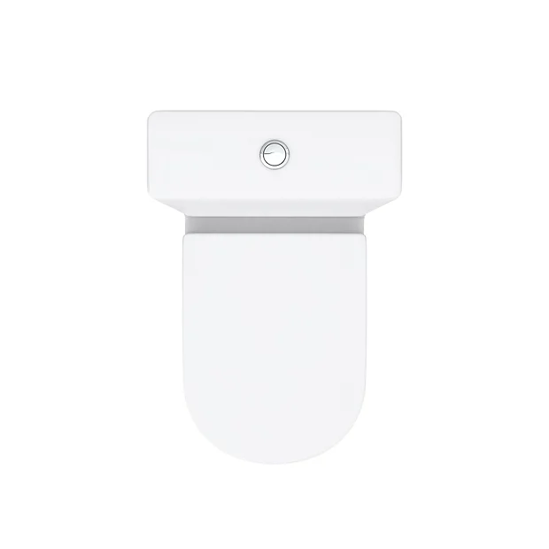 Victorian Plumbing Metro Rimless Close Coupled Modern Toilet + Soft Close Seat 7 Victorian Plumbing Metro Rimless Close Coupled Modern Toilet + Soft Close Seat - Image 5