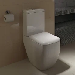 RAK Ceramic RAK Metropolitan Close Coupled Modern Toilet + Soft Close Seat -Croydex shop metpakscdl d1