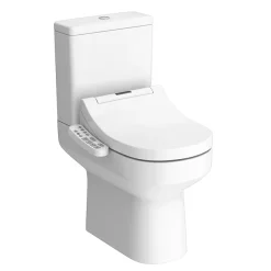 Victorian Plumbing Metro Smart Bidet Toilet With Wall Hung Basin Suite -Croydex shop metsmwcs d4