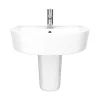 Victorian Plumbing Metro Smart Bidet Toilet With Wall Hung Basin Suite -Croydex shop metsmwcs d6