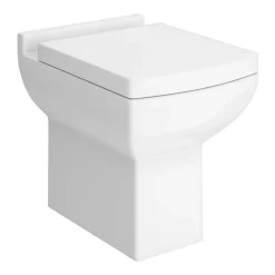 Milan Bathroom Milan Square Back To Wall Toilet + Soft Close Seat