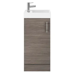 Milan Bathroom Milan Grey Avola Cloakroom Suite (Toilet, Concealed Cistern + Vanity Unit) 12 Milan Bathroom Milan Grey Avola Cloakroom Suite (Toilet, Concealed Cistern + Vanity Unit) -Croydex shop milgas d5