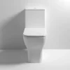 Milton Accessible Bathroom Milton Modern Square Comfort Height Toilet + Soft Close Seat