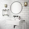Milton Accessible Bathroom Milton 600 X 460 Wall Hung Rectangular Basin (0 Tap Hole) -Croydex shop mwhb640th d1
