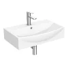 Milton Accessible Bathroom Milton 600 X 400 Wall Hung Bowed Basin (1 Tap Hole) -Croydex shop mwhb64b1th l