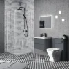 Monza­­ Bathroom Monza Matt Grey 500mm Wide WC Unit (Depth 200mm) -Croydex shop mz5wcmgd2
