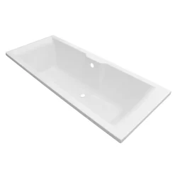 Monza­­ Bathroom Monza 1700 X 700 Single Ended Bath With Curved Tap Ledge -Croydex shop mzc177d2