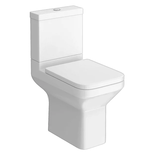 Monza Bathroom Monza Square Short Projection Toilet + Soft Close Seat 4 Monza Bathroom Monza Square Short Projection Toilet + Soft Close Seat - Image 2