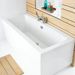 Monza­­ Bathroom Monza 1700 X 700 Double Ended Rectangular Bath -Croydex shop mzde177 nd1
