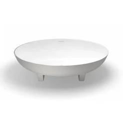 Clearwater Bath Clearwater - Lacrima Natural Stone Bath Hand Polished White - 1690 X 800mm