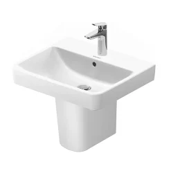 Duravit No.1 1TH Washbasin + Semi Pedestal