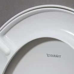 Duravit No.1 Compact Rimless Wall Hung Toilet + Soft-Close Seat -Croydex shop n1cc63ss d4 4
