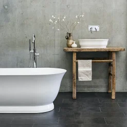 Clearwater Bath Clearwater Florenza 1828 X 864mm ClearStone Gloss White Bath -Croydex shop n23cs d2