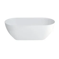 Crosswater MPRO Grande Matt White Clearstone Freestanding Bath (1690 X 800mm)