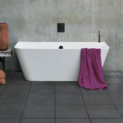 Crosswater Artist Grande Back To Wall Bath (1690 X 800mm) -Croydex shop n3acscw l