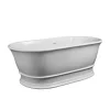 Old London Farringdon L1555 X W740mm Double Ended Freestanding Bath -Croydex shop nbb004 d2n